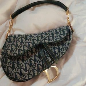 Christian Door Denim Saddle Bag (2001-2004?)